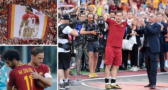 Totti Berpisah dengan Roma, Laga Terakhir Hadapi Genoa